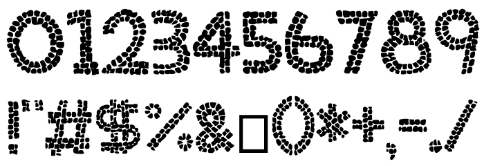 MozGothic-Bold Font OTHER CHARS