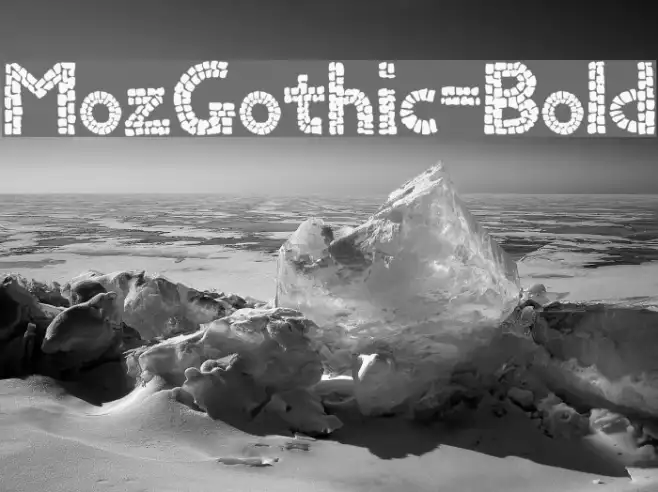 MozGothic-Bold Example 3
