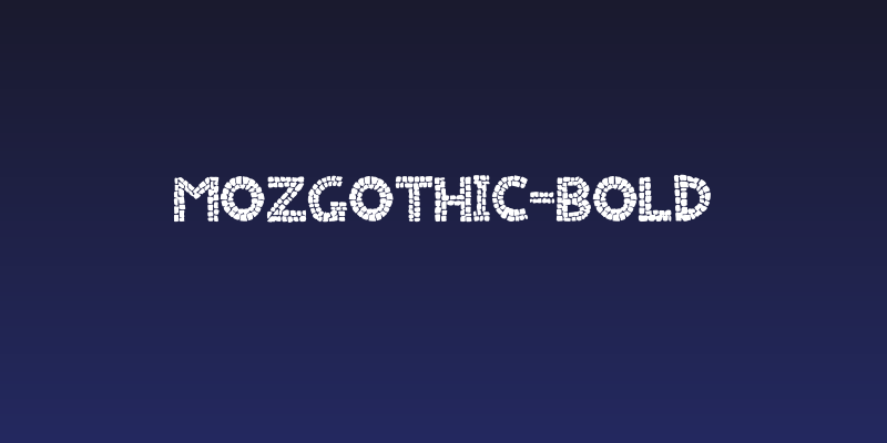 MozGothic-Bold Social Header