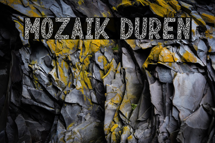 Mozaik Duren Font examples