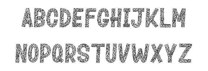 Mozaik Duren Font LOWERCASE