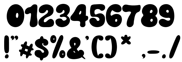 Mozaquen Regular Font OTHER CHARS