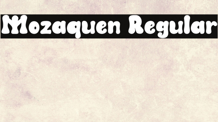 Mozaquen Regular Example 2