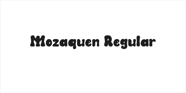 Mozaquen Regular Logo