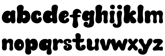 Mozaquen Regular Font LOWERCASE