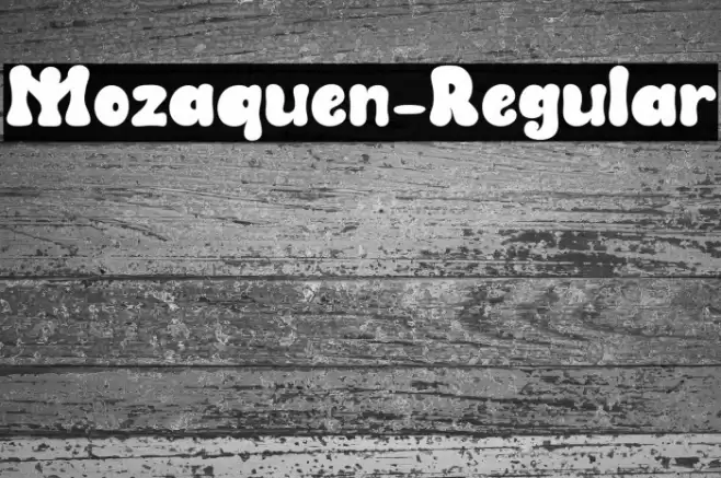 Mozaquen-Regular Font examples