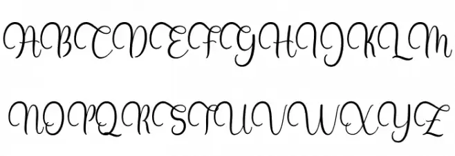 Mozarella Schriftart Groß