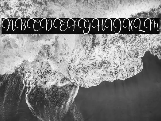 Mozarella Font examples