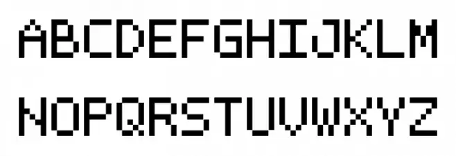 Mozart NBP Font Litere mari