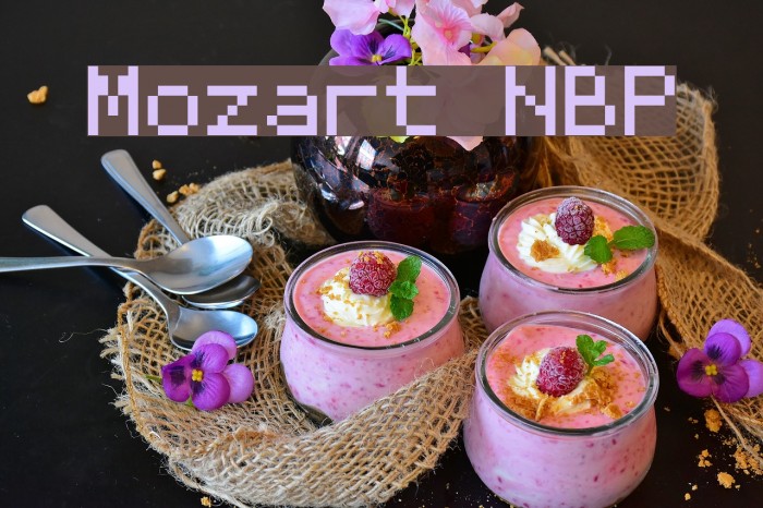 Mozart NBP Font examples
