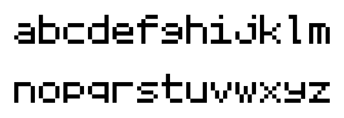 Mozart NBP Font LOWERCASE
