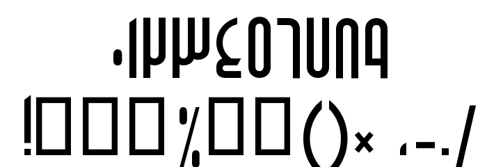 Mozhgaan Font OTHER CHARS