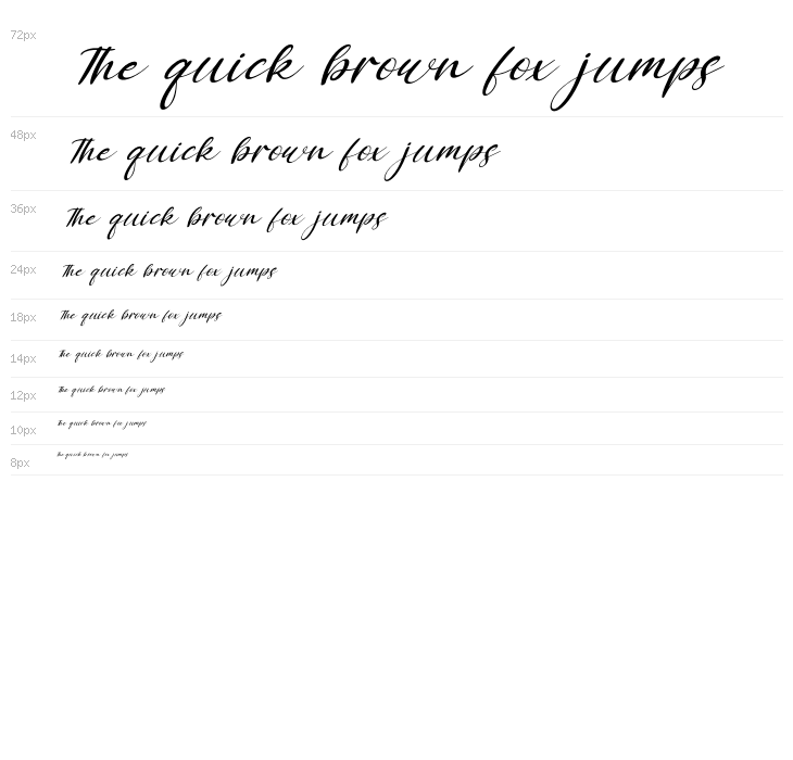 Mozzana Italic Waterfall