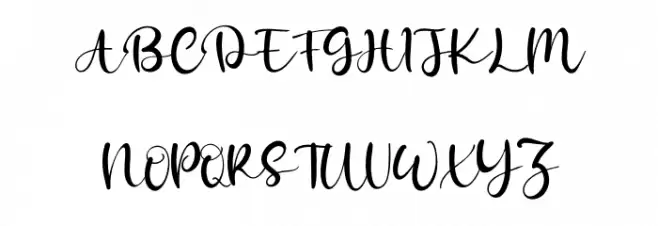 Mozzana Schriftart Groß