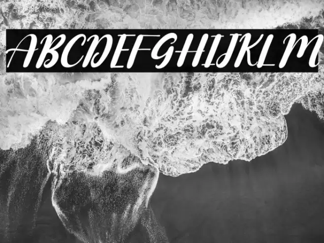 Mozzarella Italic Font examples