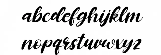 Mozzarella Italic फ़ॉन्ट लोअरकेस