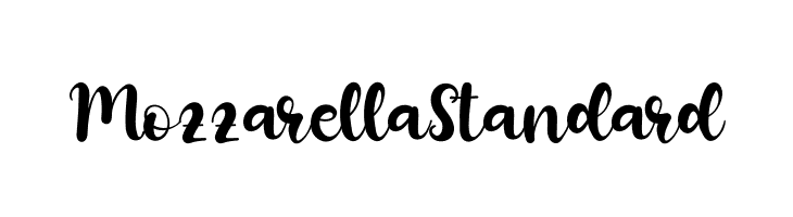 Mozzarella Standard  Frei Schriftart Herunterladen