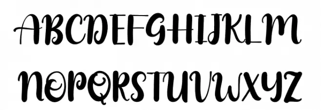 Mozzarella Standard Schriftart Groß