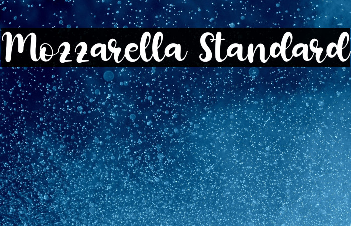 Mozzarella Standard Example 1