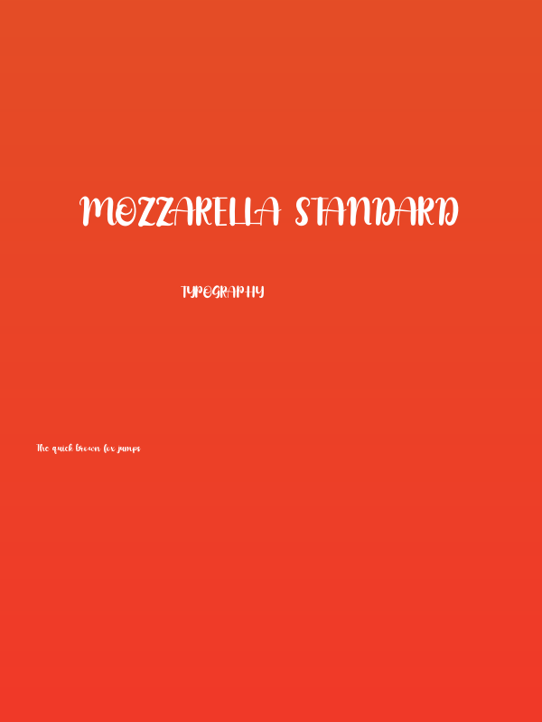 Mozzarella Standard Poster