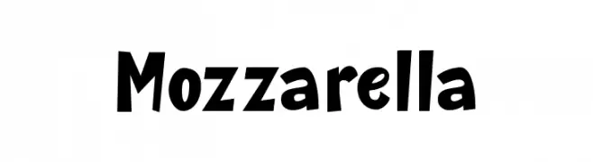 Mozzarella  Fuentes Gratis Descargar