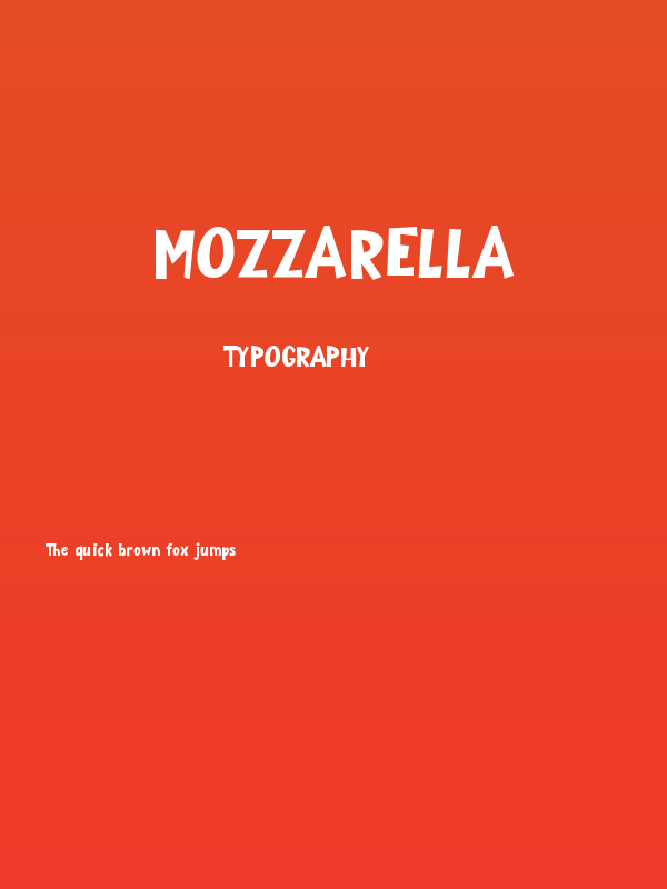 Mozzarella Poster