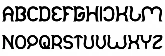 Mozzie Bold Schriftart Groß