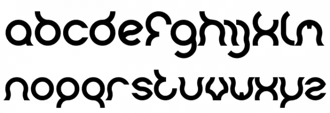 Mozzie Bold Font LOWERCASE