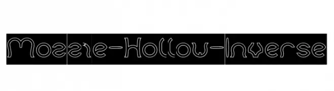 Mozzie-Hollow-Inverse  Fuentes Gratis Descargar