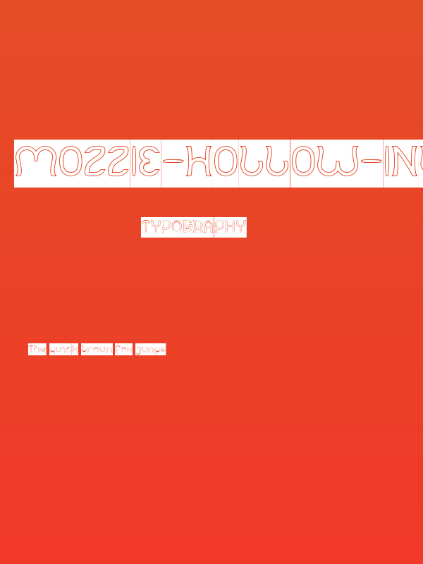 Mozzie-Hollow-Inverse Poster