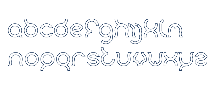 Mozzie-Hollow Lowercase