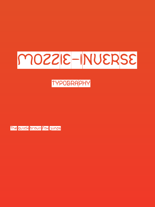 Mozzie-Inverse Poster