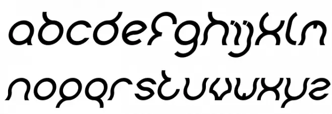 Mozzie Italic Font Litere mici