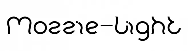 Mozzie-Light  Frei Schriftart Herunterladen