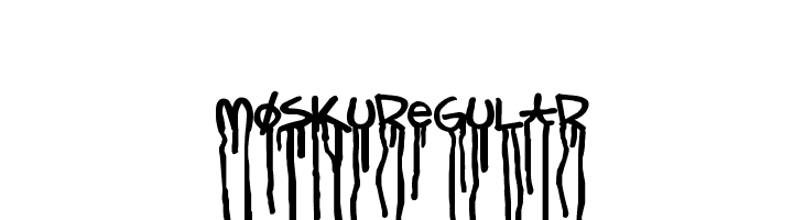 mOSkURegular  免费字体下载
