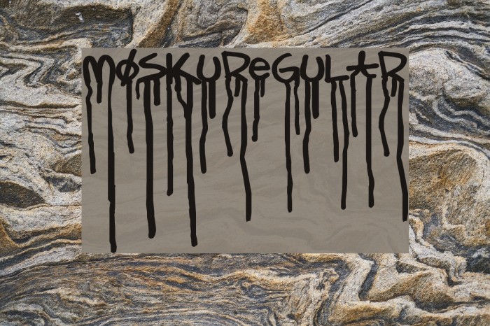 mOSkURegular Font examples
