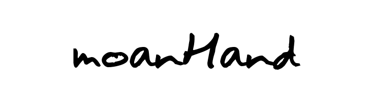 moanHand  baixar fontes gratis