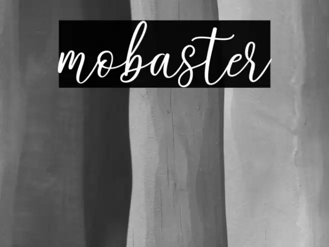mobaster Font examples