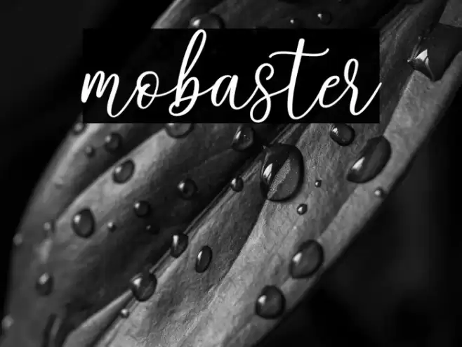 mobaster Font examples