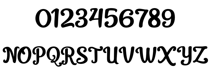 mochalate personal use only Regular Font OTHER CHARS