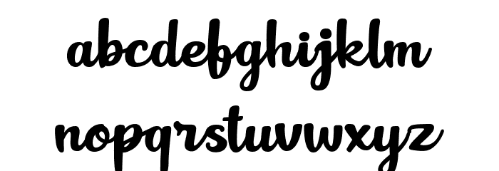 mochalate personal use only Regular Font LOWERCASE