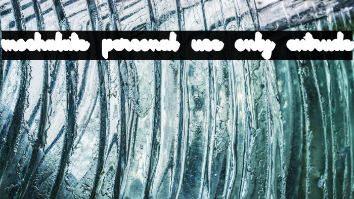 mochalate personal use only extrude Example 1