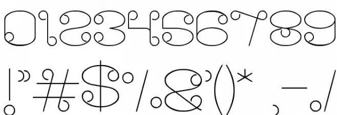 modern aristrocrat Font OTHER CHARS