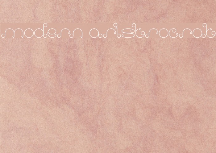 modern aristrocrat Font examples