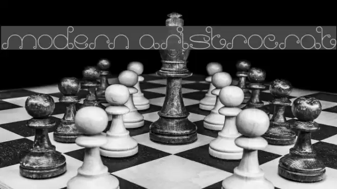 modern aristrocrat Font examples