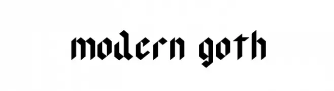 modern goth  baixar fontes gratis