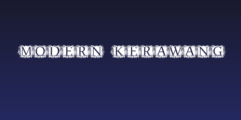 modern kerawang Social Header