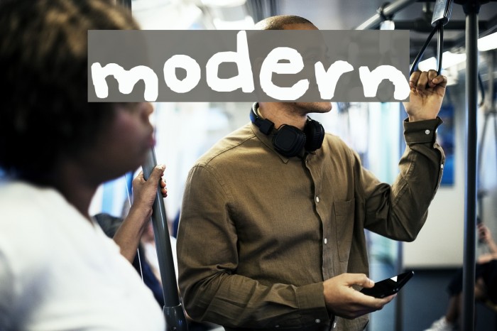 modern Font examples