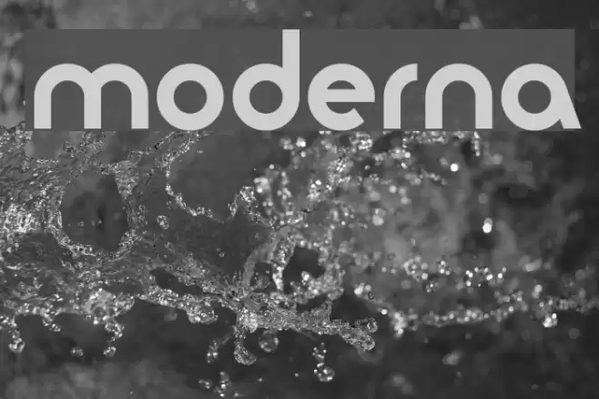 moderna Font examples