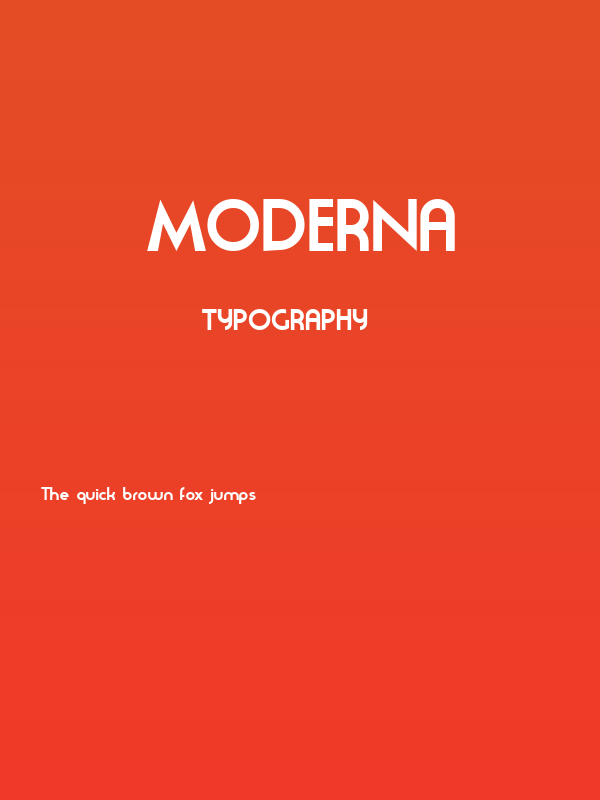 moderna Poster